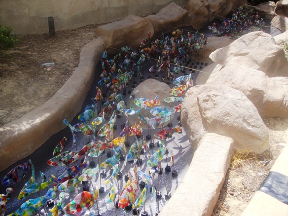 Children's Medical Center Garden Glass Fish