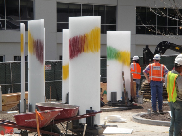 Children's Medical Center Garden Glass Panels