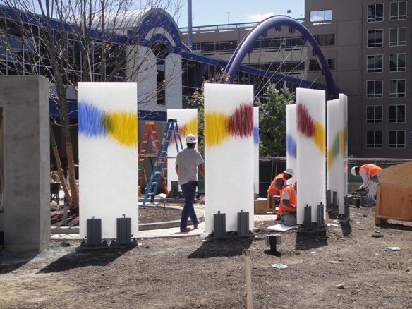 Children's Medical Center Garden Glass Panels