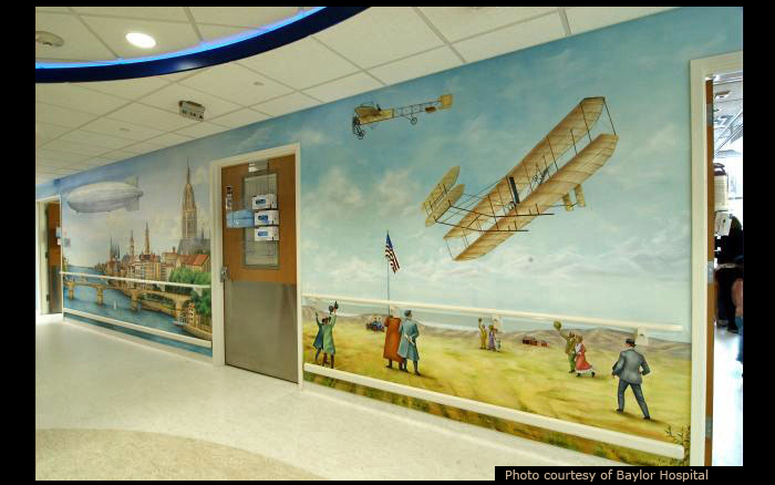 Baylor Hospital Children's House Mural 5