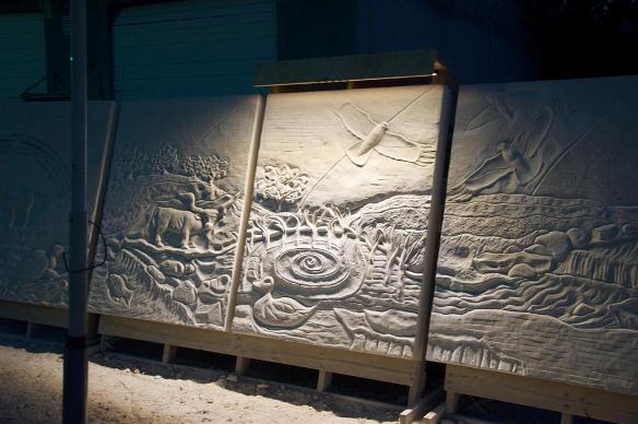 Children's Medical Center Garden Limestone Wall