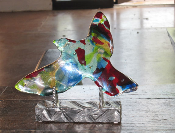 Cast Glass Bird